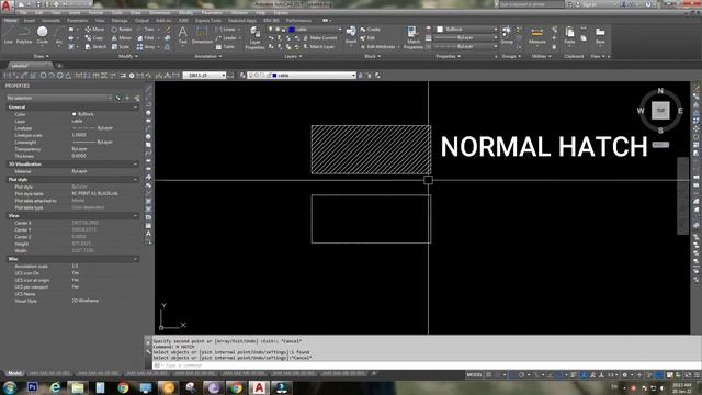 Autocad Hatching Is not Stretch with the Object. смотреть онлайн