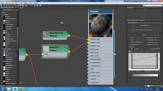 Материал мрамора в 3ds Max V-Ray смотреть онлайн