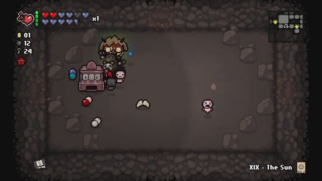 The Binding of Isaac: Rebirth PS5 Много помощников у Lazarus. смотреть онлайн
