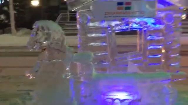 Winter. Горки у Администрации г. Кемерово. Jan 27, 2014 смотреть онлайн