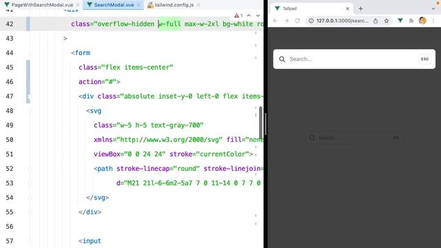 Building a search modal with HeadlessUI and TailwindCSS смотреть онлайн