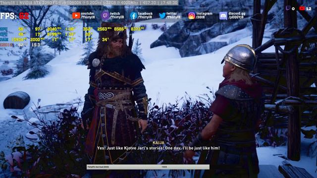 RTX 3090 ► Assassin's Creed Valhalla 4K PC Ultra Settings *LIVESTREAM* | 10900K | ThirtyIR смотреть онлайн