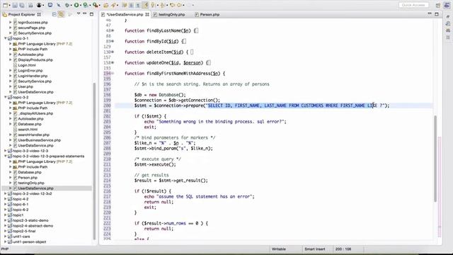 Create a DAO search method using a SQL join statement смотреть онлайн