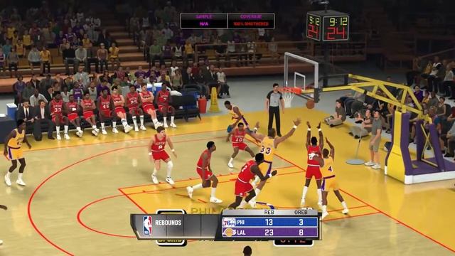 NBA 2K | Philadelphia 76ers '83 vs Los Angeles Lakers '87 смотреть онлайн