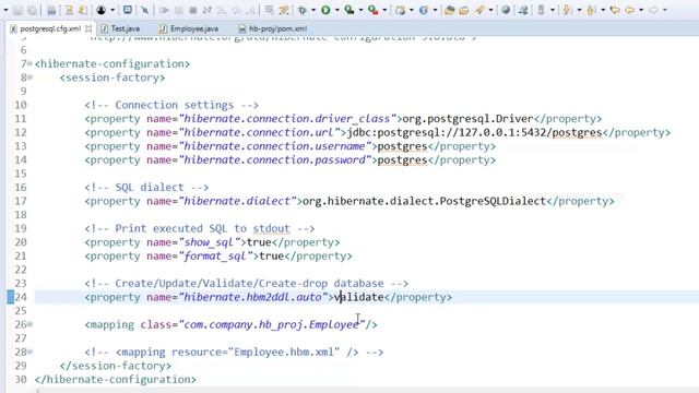Hibernate DDL Auto Sync Create | Update | Validate | Create Drop database | Easy Explanation смотреть онлайн