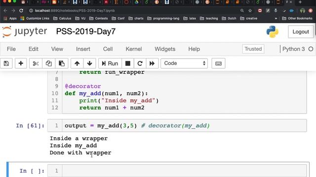 Python Programming 7.2 [operator in, functions inside functions, Decorators, logger] смотреть онлайн