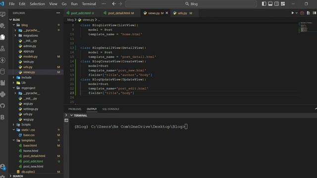 Update blog post| Django part 6 смотреть онлайн