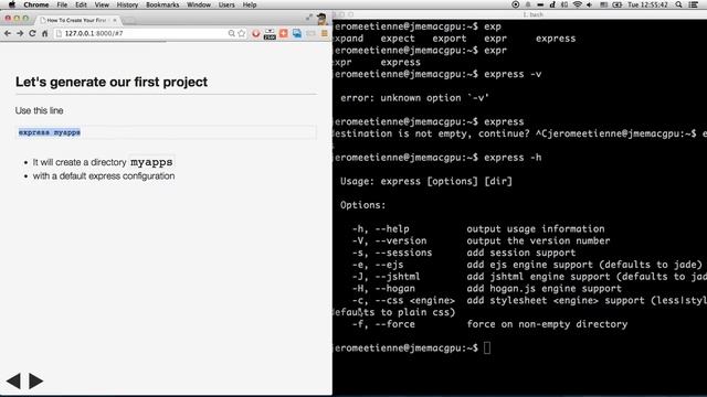 How To Create Your First Project with Express.js смотреть онлайн