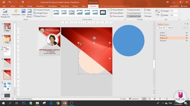 Create an Awesome ID Template Using MS Powerpoint - Click Guru смотреть онлайн