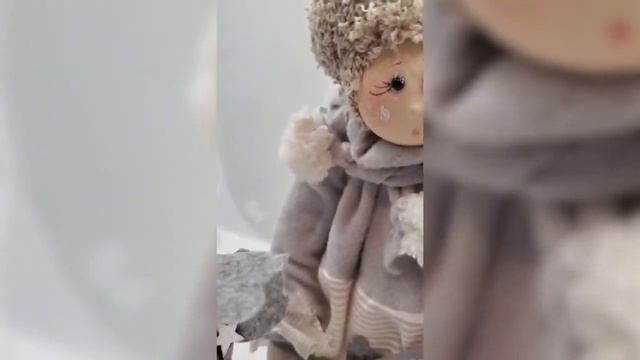 Кукла ручной работы типа Тильда 6 смотреть онлайн