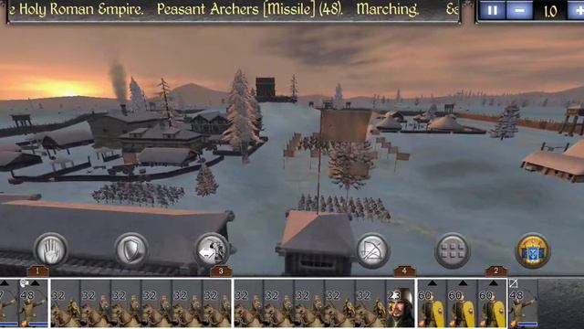 Medieval 2 Total War Mobile Invading a Settlement Gameplay смотреть онлайн