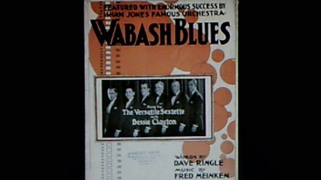 Benson Orchestra of Chicago, directed by Roy Bargy: "Wabash Blues" (1921) смотреть онлайн
