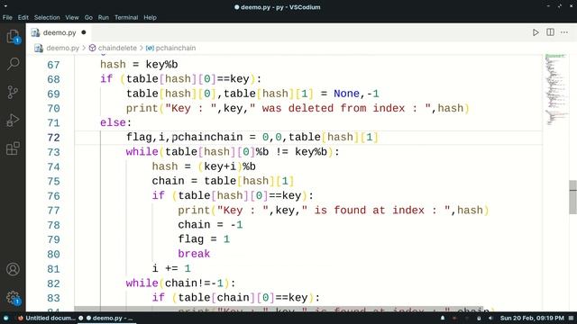 [2/3] SPPU DSAL Group A:2 - Chaining without replacement - Delete смотреть онлайн