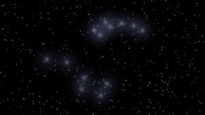 Созвездие Большая медведица, малая медведица, полярная звезда. Футаж для монтажа