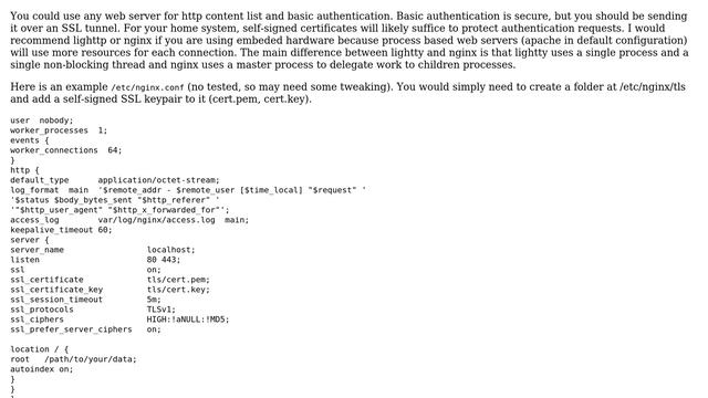 Unix & Linux: Simple application that serves files over http with authentication смотреть онлайн