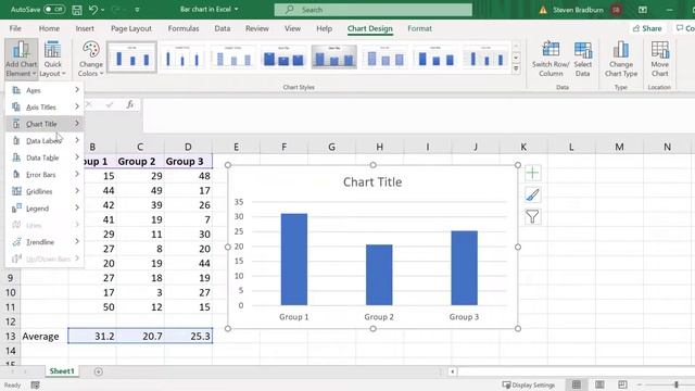 How To Create A Bar Chart In Excel (Super Easy!) смотреть онлайн