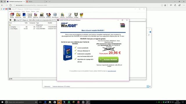 Crack WinRar Français ! 2017 32 & 64 bits ! смотреть онлайн
