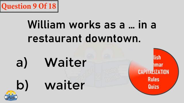 Improve Your English Grammar With Quiz18/18 - Grammar Focus CAPITALIZATION rules. смотреть онлайн