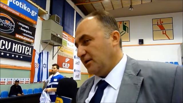 BC Kavala - OKK Beograd - 81:76 - EUROHOLD BIBL 2012/2013, comments after the game смотреть онлайн