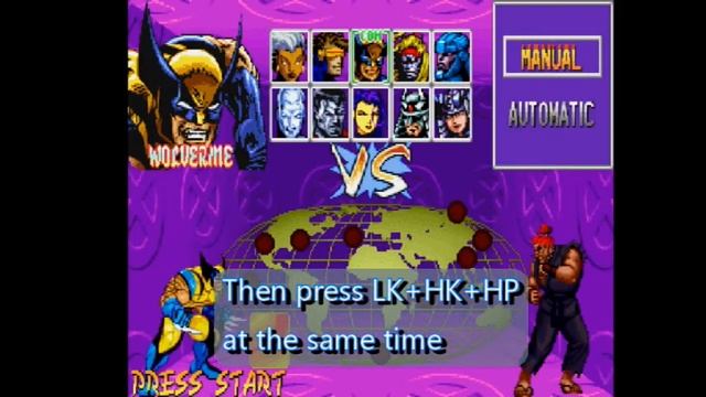 X-Men: Children of the Atom hidden character (Akuma) смотреть онлайн