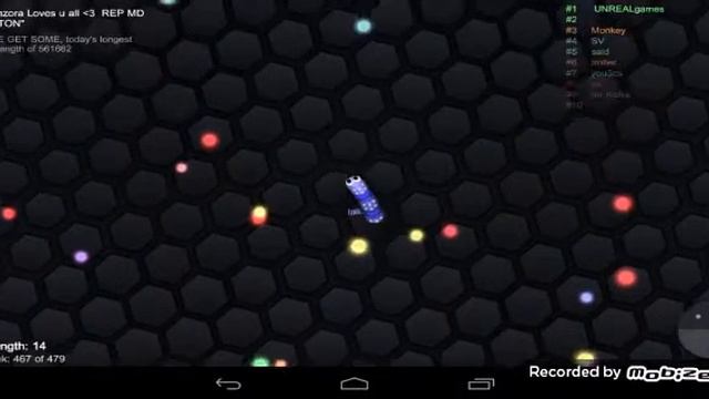 Ну что повеселились? Slither.io смотреть онлайн