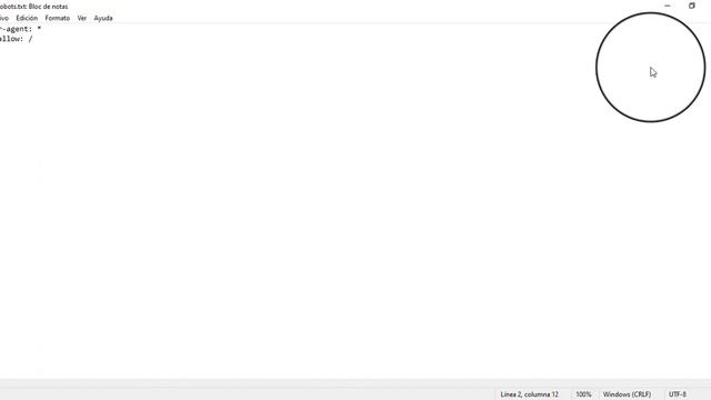 Ejemplo Etiqueta Meta Name Robots