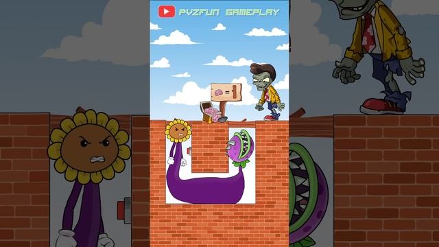 Sunflower is a cheater #2 - Funny Plants vs Zombies Animation #short #funny #cheater смотреть онлайн