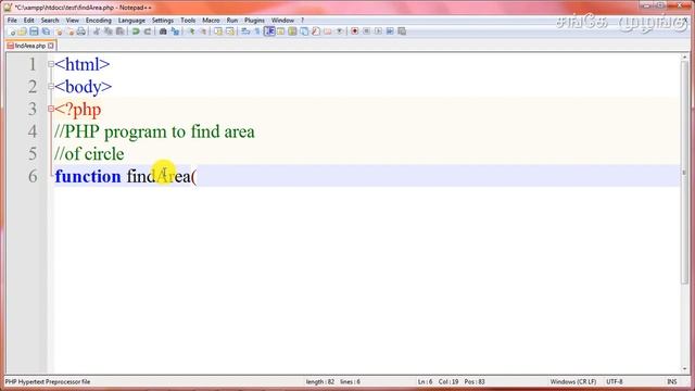 How to Find Area of Circle using PHP Program Coding | Tamil | PHP | SM смотреть онлайн