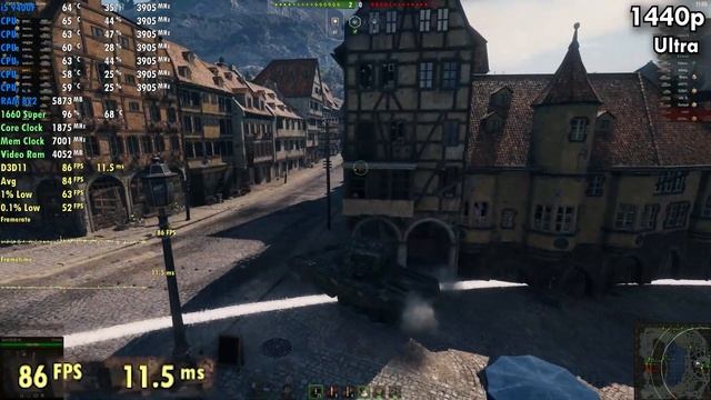 World of Tanks - GTX 1660 Super - i5 9400F - 1080p - 1440p - 4k - Ultra Performance Benchmark смотреть онлайн