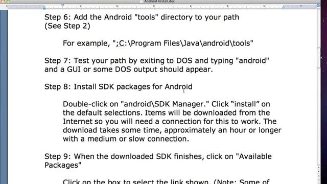 (MAC OS X) Andoid Dev Environment INSTALL - Part 1 смотреть онлайн