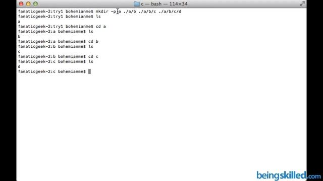 How to create mutiple subdirectories inside a folder using mkdir -p in Linux : Unix смотреть онлайн