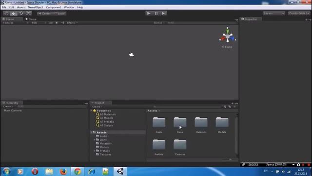 Создание космического шутера в Unity 3d 1.1-1.2 (подготовка и настройка) смотреть онлайн