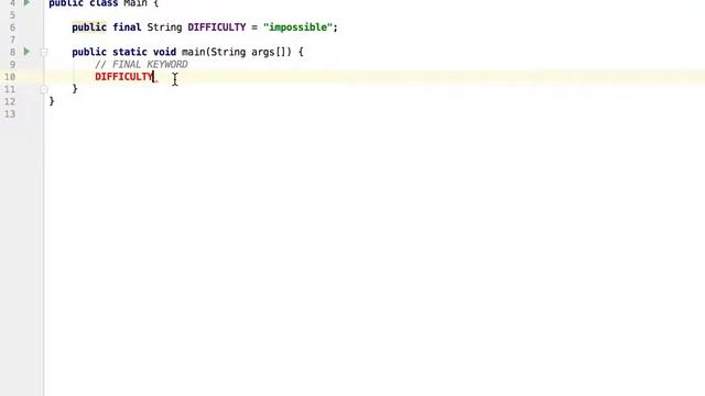 Java Programming Tutorial - final variable / keyword смотреть онлайн