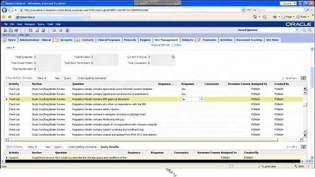 Electronic Trip Reports in Siebel Clinical (CTMS) смотреть онлайн
