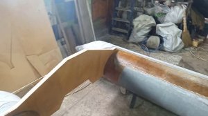 Риб своими руками, из старой лодки ПВХ. Часть 3