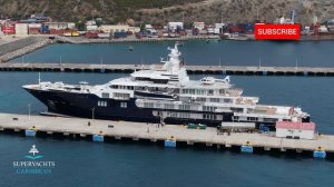 380’/116m Superyacht MULTIVERSE [ex-ULYSSES] in St. Maarten – pt. 1 | 4K  #superyachtsofthecaribbea