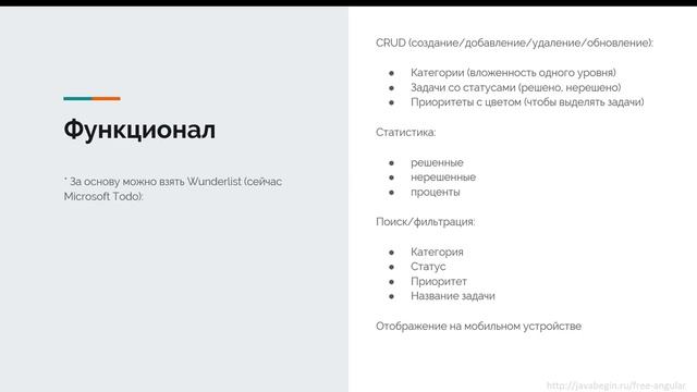 11 Функционал приложения Todo
