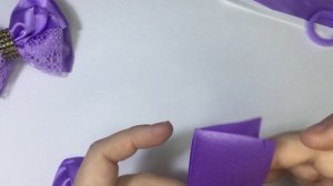 Мастер-класс интересных бантов /МК бант из атласной ленты /Канзаши