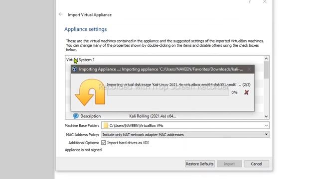 how to install kali Linux in Vitualbox (2022) ll Direct installation ova file. ll?? смотреть онлайн