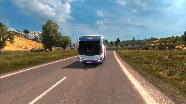 Mercedes Benz JetBus ETS2 (Euro Truck Simulator 2) смотреть онлайн