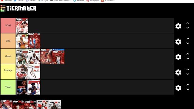 NBA 2K TIER LIST!! (HISTORY OF NBA 2K1- 2K20) смотреть онлайн