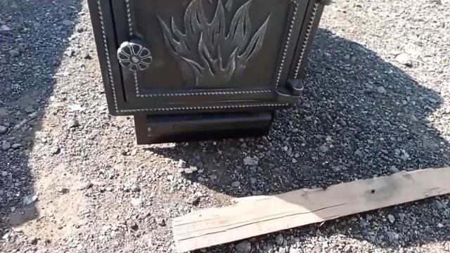 Чугунная печь Этна первая протопка смотреть онлайн
