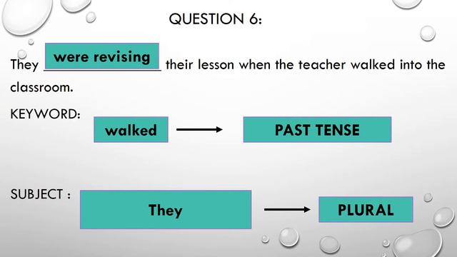 ENGLISH: DISCUSSION TIME- PRESENT AND PAST CONTINUOUS TENSE EXERCISE смотреть онлайн