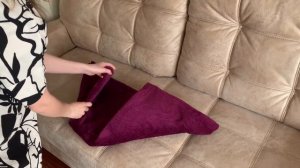 Как АККУРАТНО, легко и просто СЛОЖИТЬ ПЛЕД. Три способа. Смотрелка. Полезные советы для дома.