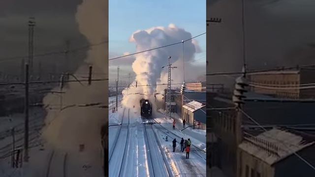 Прибытие поезда деда Мороза в Киров смотреть онлайн