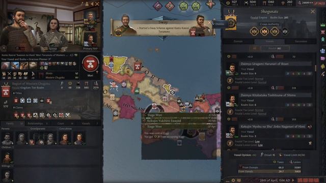 Crusader Kings 3 │ Gameplay ITA │ Shogunate Mod - Clan Oda #4 [La Morte in Attesa] смотреть онлайн
