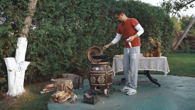 Готовим в Тандыре "Уфа": жаренная картошка с грибами и мясом! Вкусные рецепты Беларусь смотреть онлайн