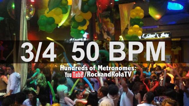 🔴 50 BPM 3/4 Bohemian Percusion Metronome смотреть онлайн