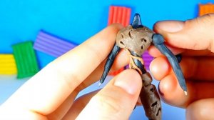 Как слепить Бёрнтрапа из пластилина! Five Nights at Freddy's: Security Breach! Лепка аниматроников!