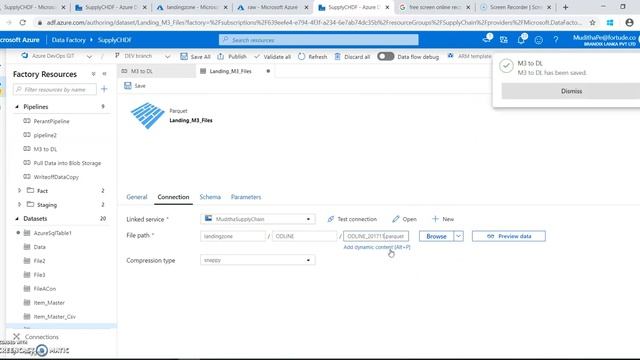 Append Files in Data Lake Using Azure Data Factory Flow смотреть онлайн